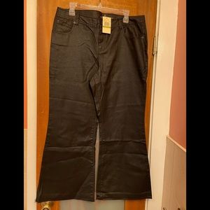 Michael Kors Black Women’s Polished Cotton Pants NWT-14